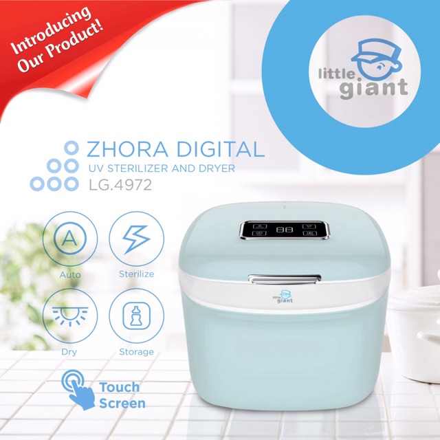 LG 4972 Little Giant Zhora Digital UV Sterilizer &amp; Dryer