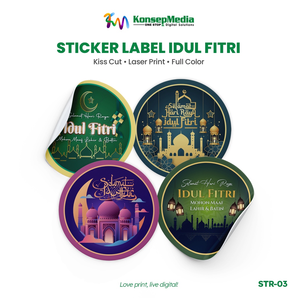 

Set Sticker Label Idul Fitri | Stiker Toples Kue Lebaran | STR-03