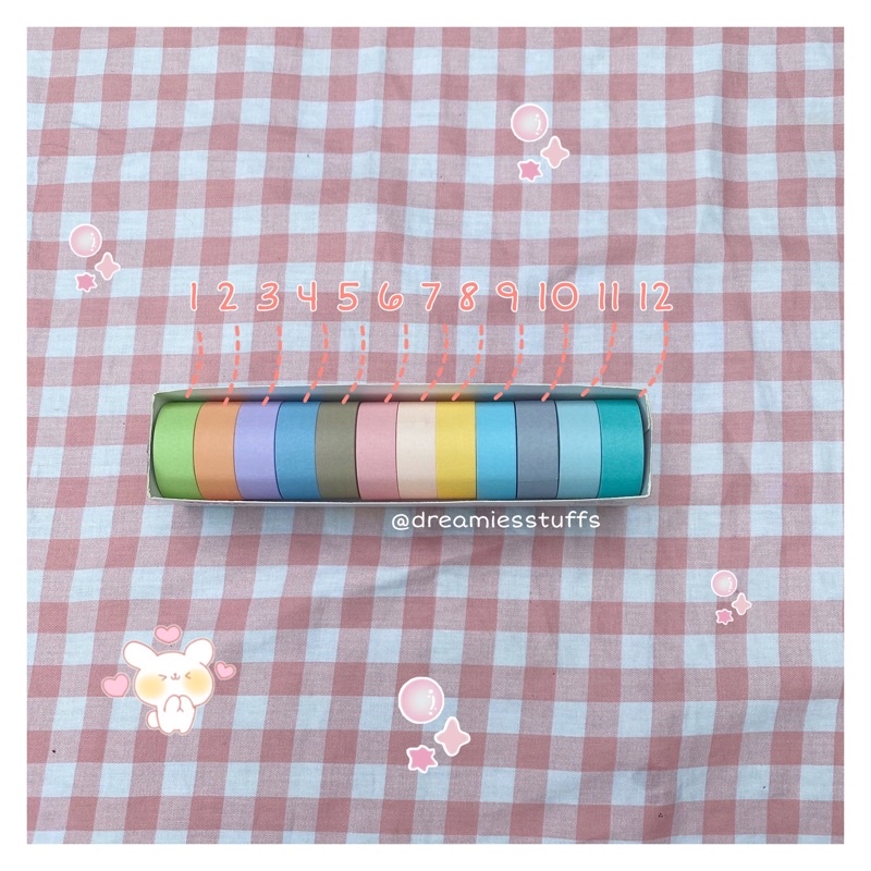 

(Dream) Washi Tape Pita Perekat Selotip Kertas Warna Joyko WT-100 15 mm x 3 M
