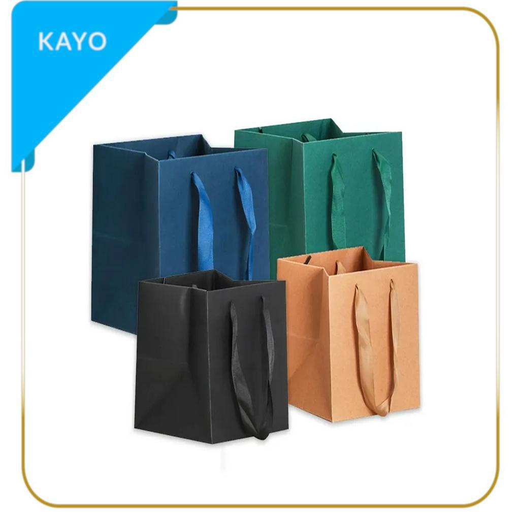 

kantong polos 21 cm, kantong bentuk kotak goodie bag, paper bag, polos