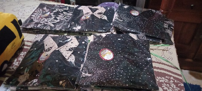 Bswart Batik Hrb026 Kenongo Hem Pendek Padi Pekalongan M L Xl Batik Pria Murah Modern Grosir