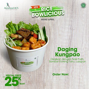 

Rice Bowl Daging Kungpao