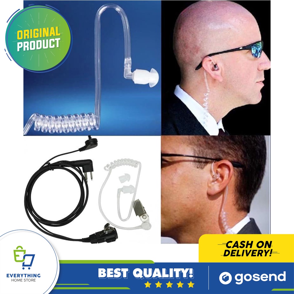 Headset Handsfree FBI Walkie Talkie HT Taffware Earphone FBI