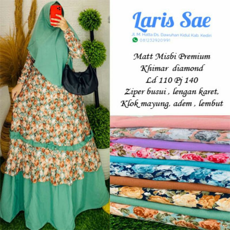 Gamis Sabrina Set Khimar/hijab