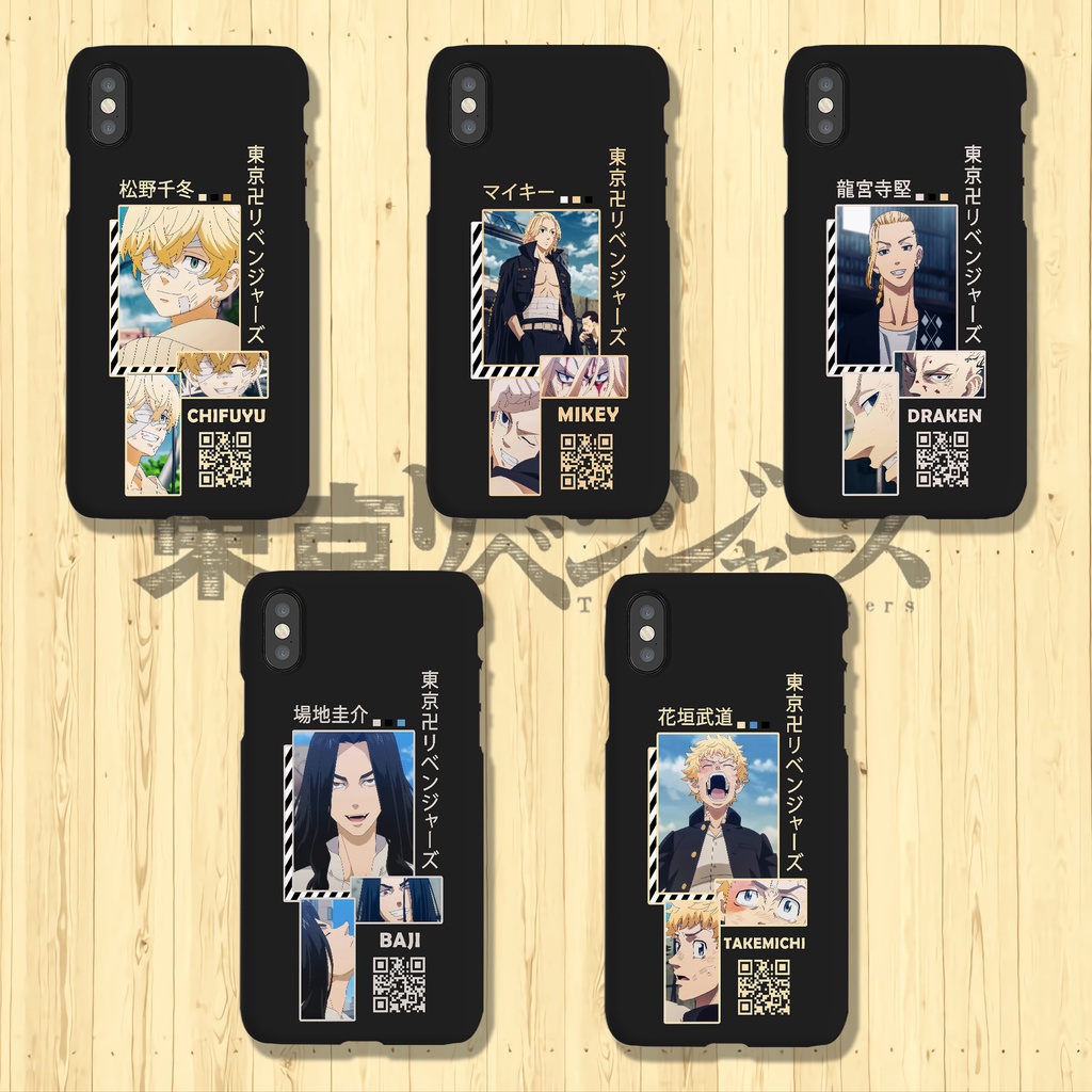 Soft case softcase casing kaca glass hardcase 2d 3d custom Anime Tokyo Revengers Aesthetic hp Samsun