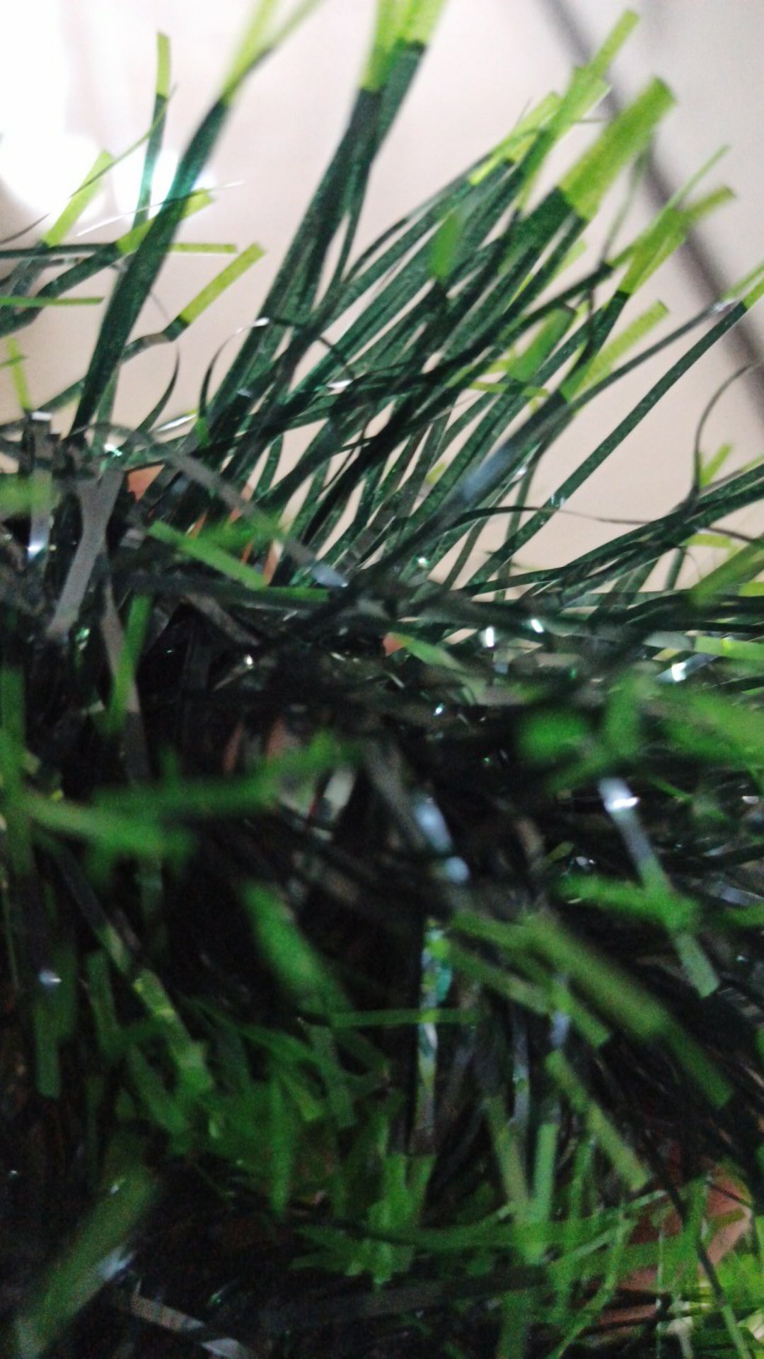 Slinger Tinsel Hiasan Hijau Salju Lingkaran Pohon Natal Dekorasi Christmas