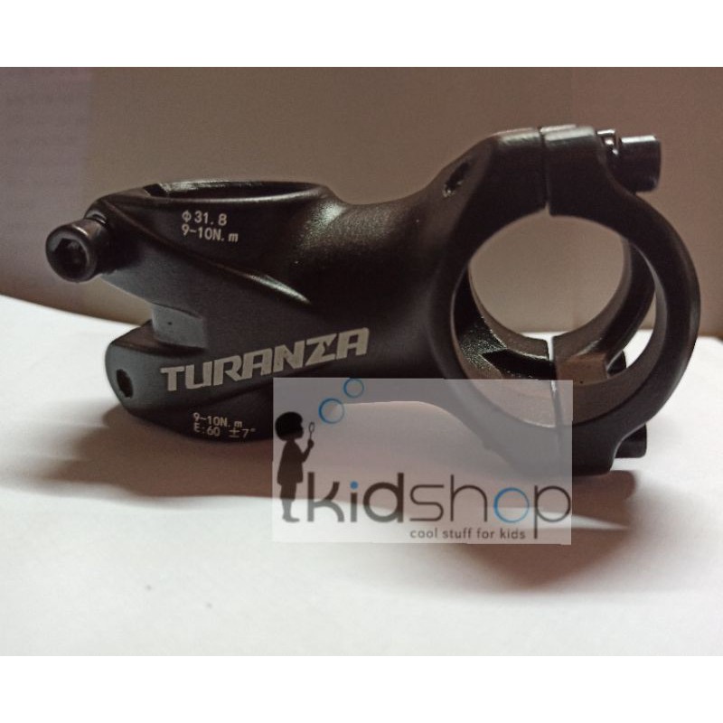 [KID] Stem Sepeda MTB TURANZA pabrikan PACIFIC Oversize Full Black Alloy 60mm