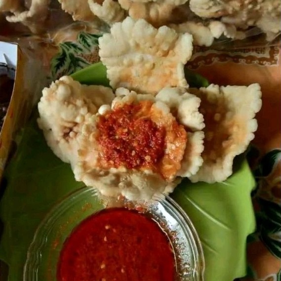 

kemplang lebar free sambal isi 23 keping
