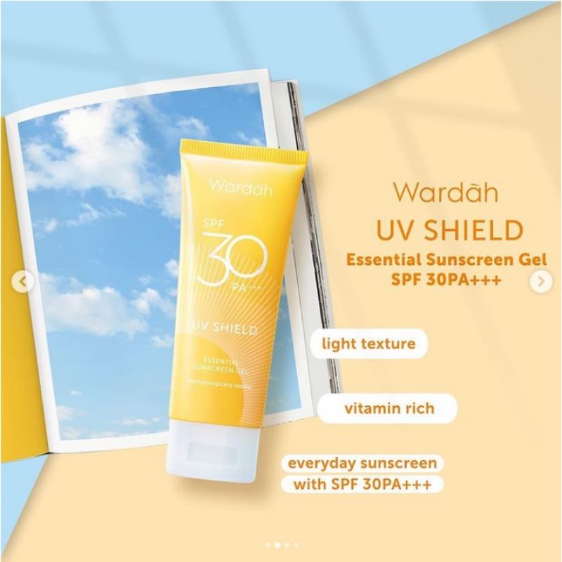 WARDAH UV Shield Essential SPF30PA+++ | Aqua Fresh Essence | Active Protection Serum | Light Matte Sun Stick SPF 50 PA++++ sunscreen sun screen