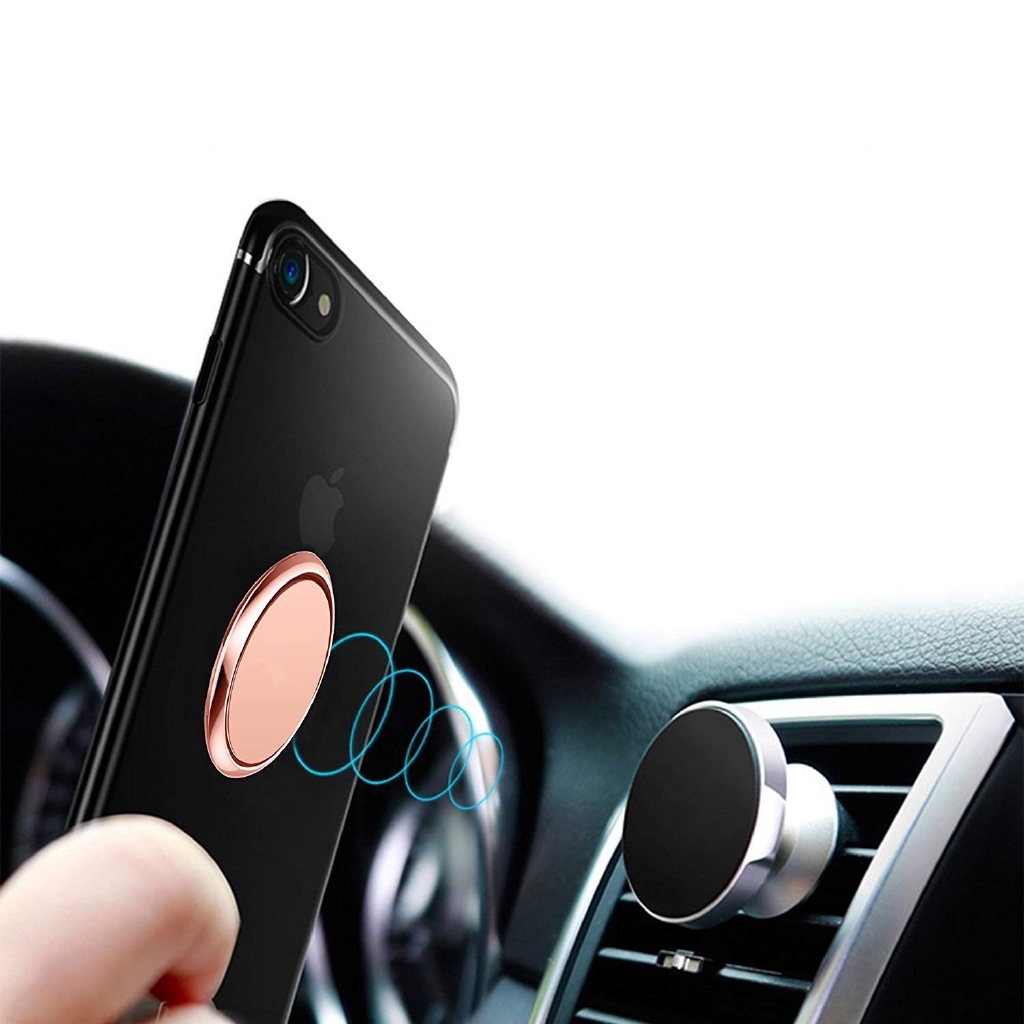 Universal Ultra-thin Finger Ring Mobile Phone Holder / Luxury Metal 360 Rotation Desk Tablet Cell Phone Stand / Cell Phone Magnetic Car Bracket Socket Support Accessories