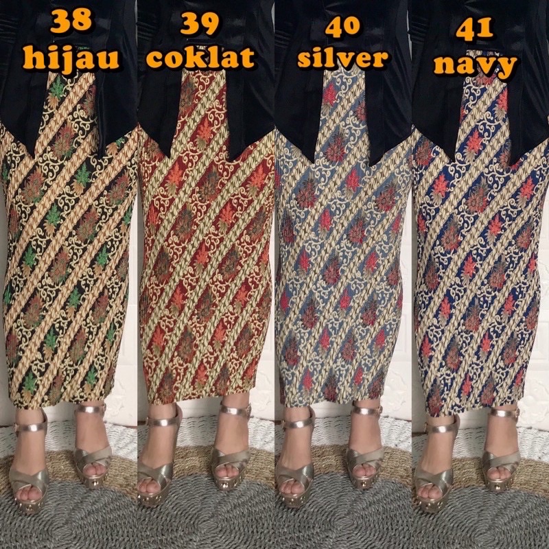 Termurah !! Rok plisket NO WIRU PRODUKSI SENDIRI. ready / rok span / rok plisket / rok batik / rok kondangan-Pilih NO.38-39-40-41