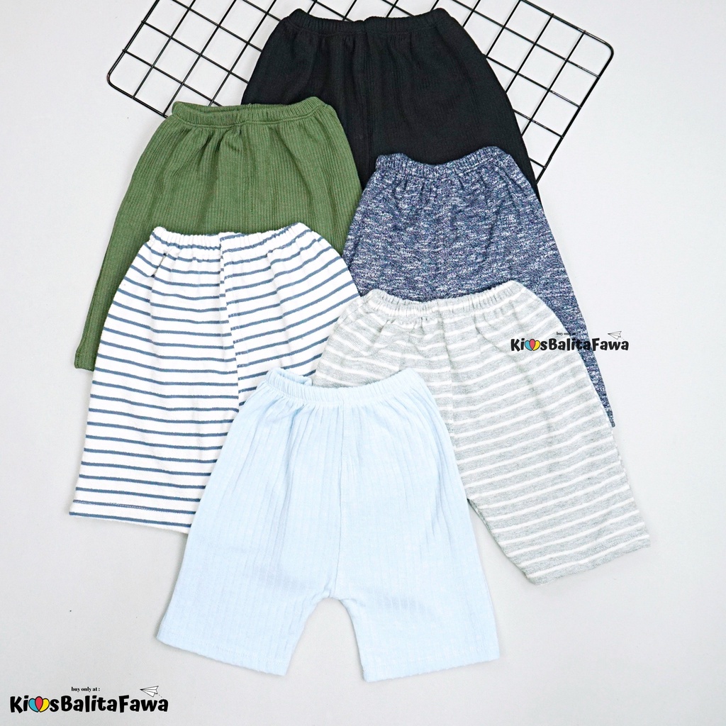 (IMPORT) Celana Short Knit uk 4-10 Tahun / Pendek Polos Dalaman Cotton Good Quality Anak Perempuan Pants Ketat Babycinnamon