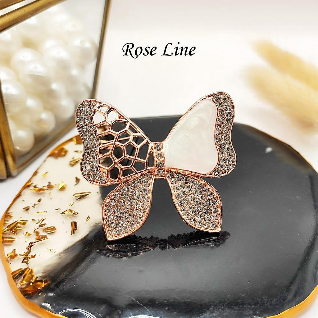 Bros Premium Beaux Papillon Rose Gold Free Kotak Mika