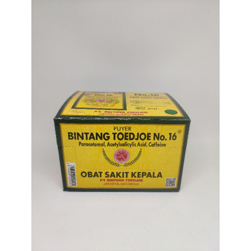 Puyer 16 / Bintang 7 / Bintang toedjoe No. 16Box