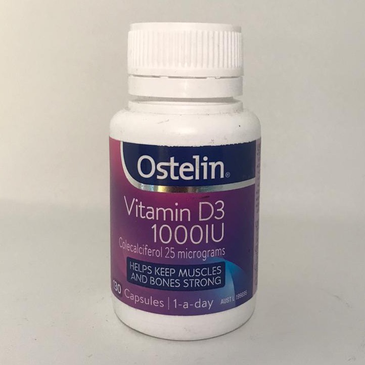 Ostelin Vitamin D3 1000IU - Vitamin D - 130 Capsules