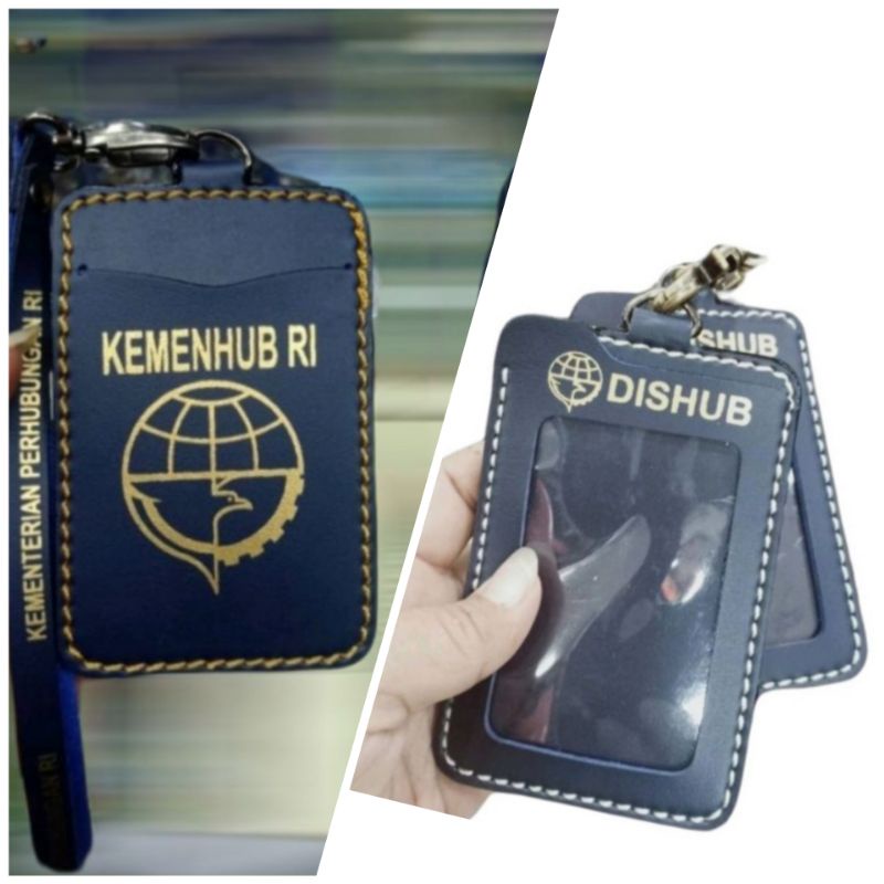 

Gantungan ID CARD KEMENHUB RI Dan DISHUB Kulit