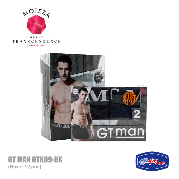 Celana Dalam Underwear Boxer Pria - GT Man GTK09 BX - M L XL 2XL 3XL