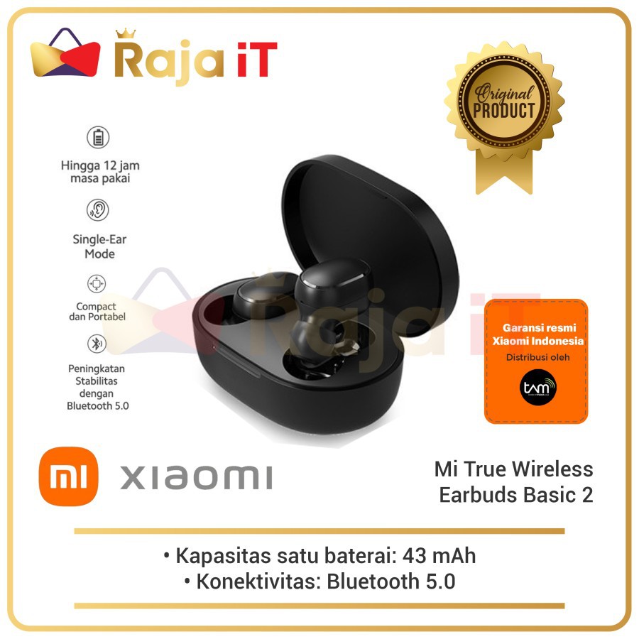 XIAOMI TWS Mi True Wireless Earbuds 2 bluetooth Earphone Airdots TAM