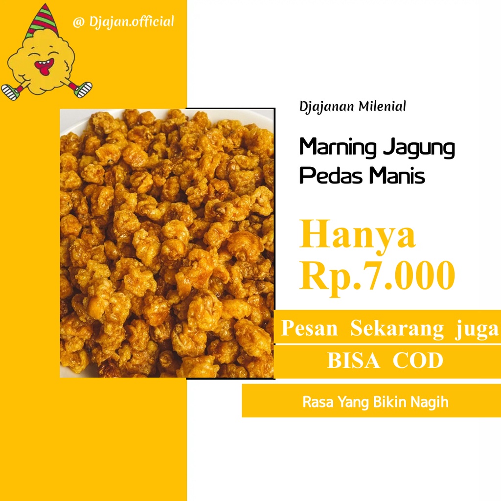 

Marning Marneng Jagung Pedas Manis Gurih Renyah Keripik Jagung 100g
