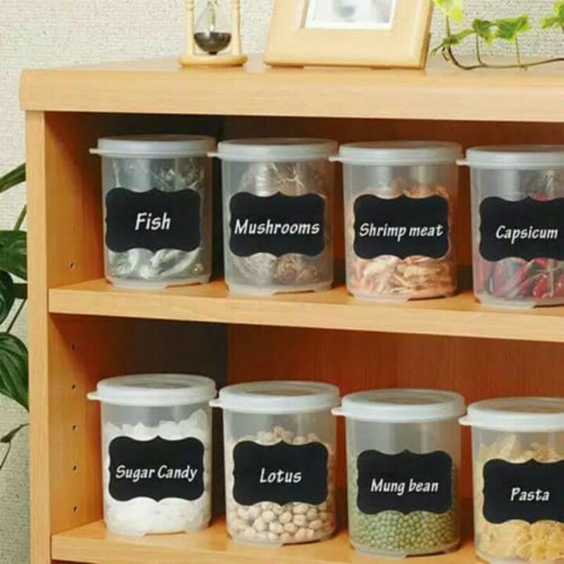 

Stiker Label Tempat Bumbu - Kitchen Jar Organizer - Bonus Spidol Toyo