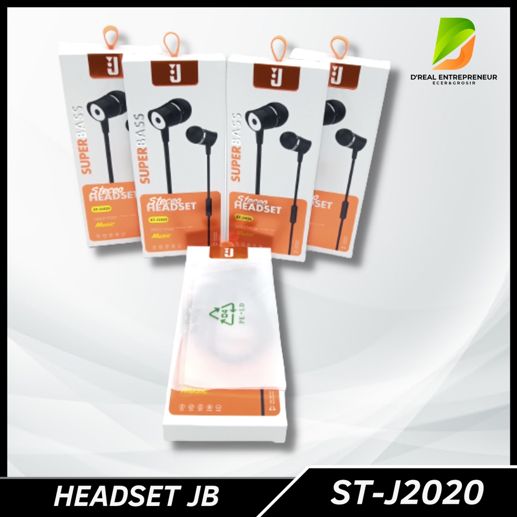 Headseat superbass JB ST-J2020 extra bass / handsfree terbaru