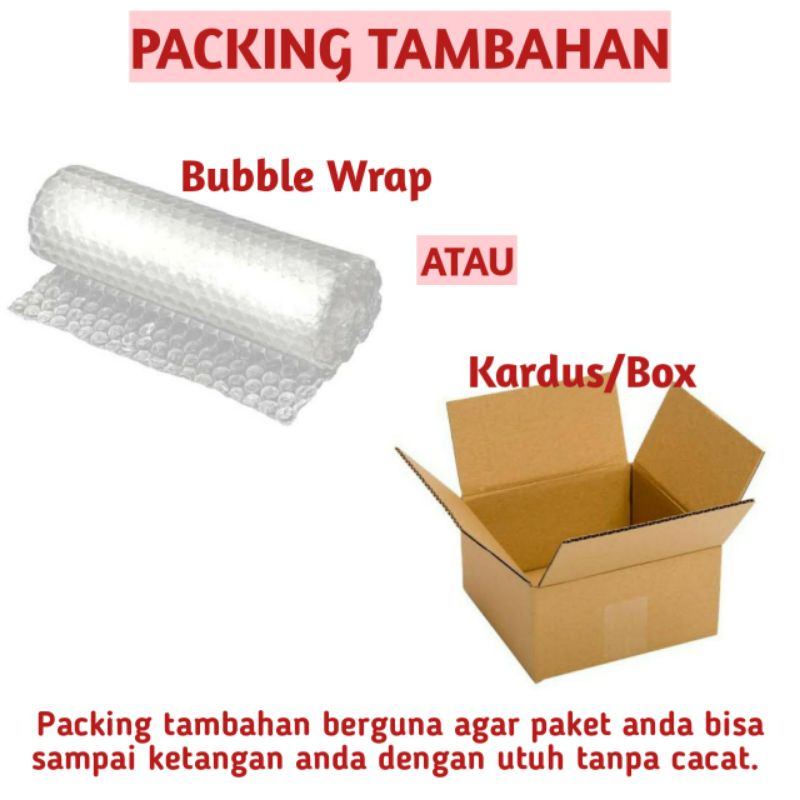 

PACKING TAMBAHAN DUS ATAU BUBBLE WRAP