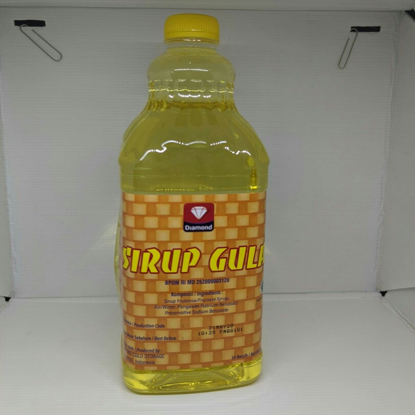 

diamond sirup gula cair 2 l 4 pcs 2 karton
