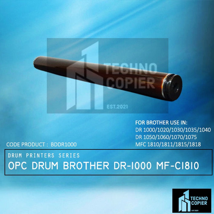 OPC DRUM PRINTER BROTHER DR 1000 1010 1020 1030 1035 DCP 1510 1511 1512 1518 BDDR1810-000 FOTOCOPY