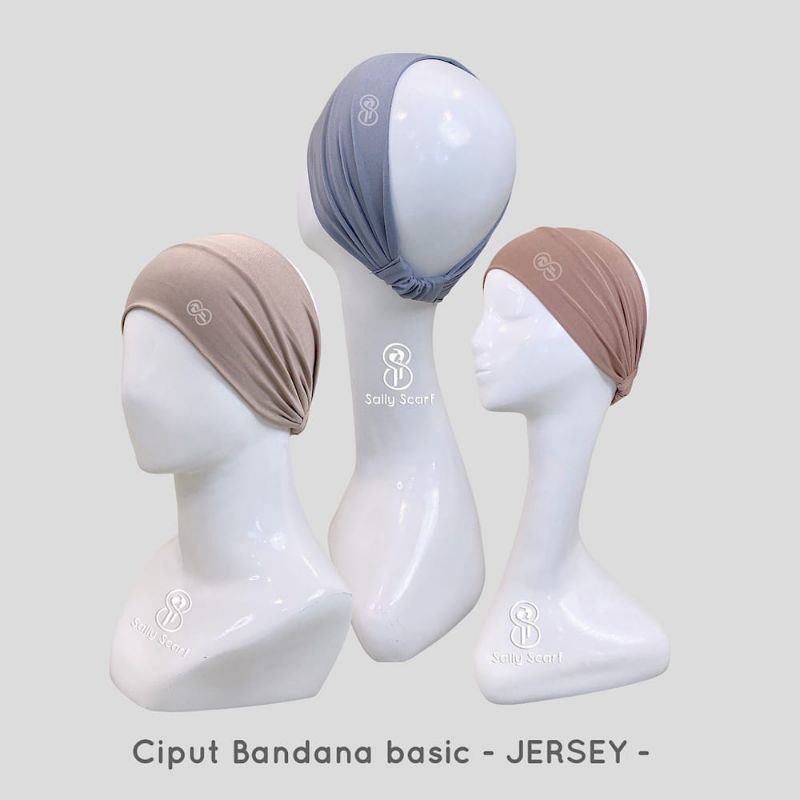 Ciput Bandana Jersey Bando Hijab Karet Jersey inner kerudung