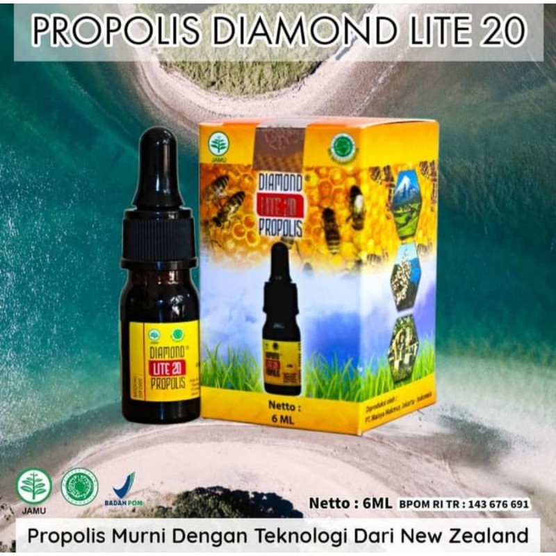 Propolis Diamond Lite 20 | Propolis Original Kemasan Baru