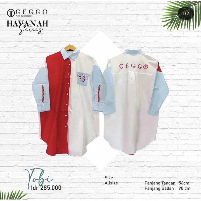 GEGGO KEMEJA ORI 100%