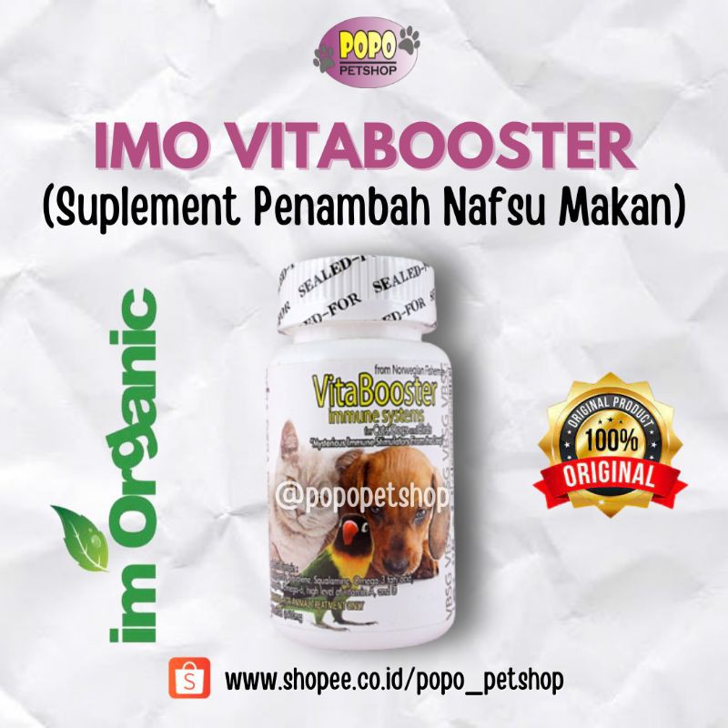 Vitamin Kucing Anjing dan Burung IMO VITABOOSTER Softgel