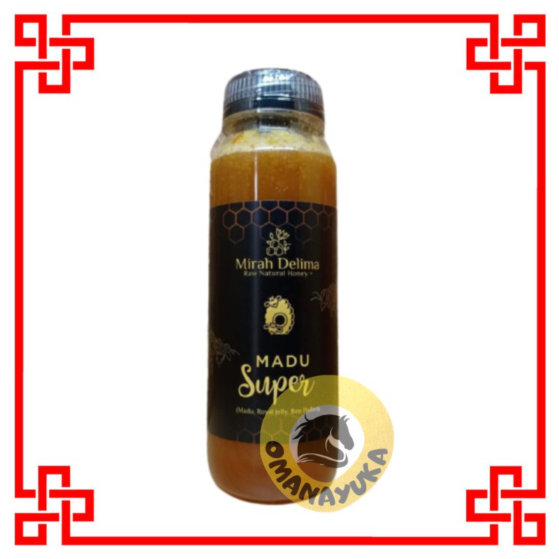 

Madu Super - Madu + Bee Pollen + Royal Jelly - 250 ml