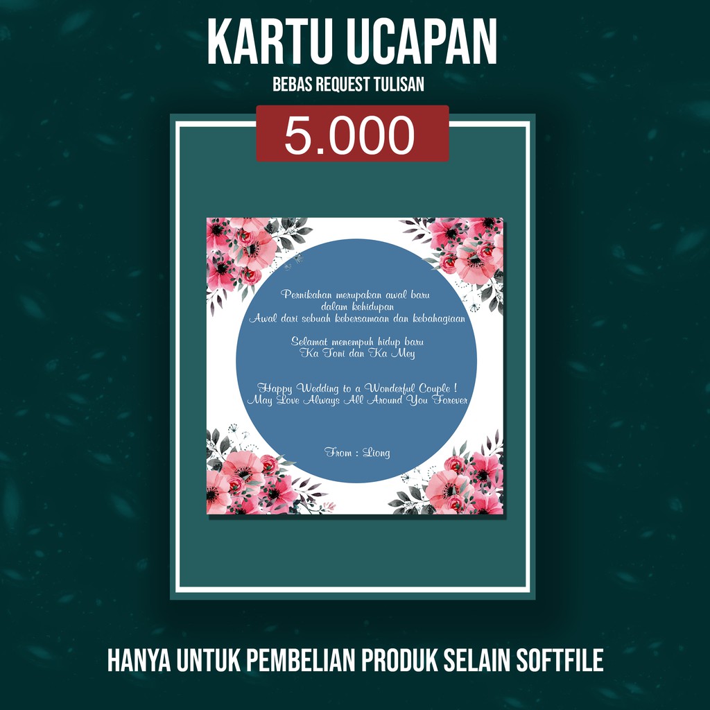 Jual Kartu Ucapan Shopee Indonesia