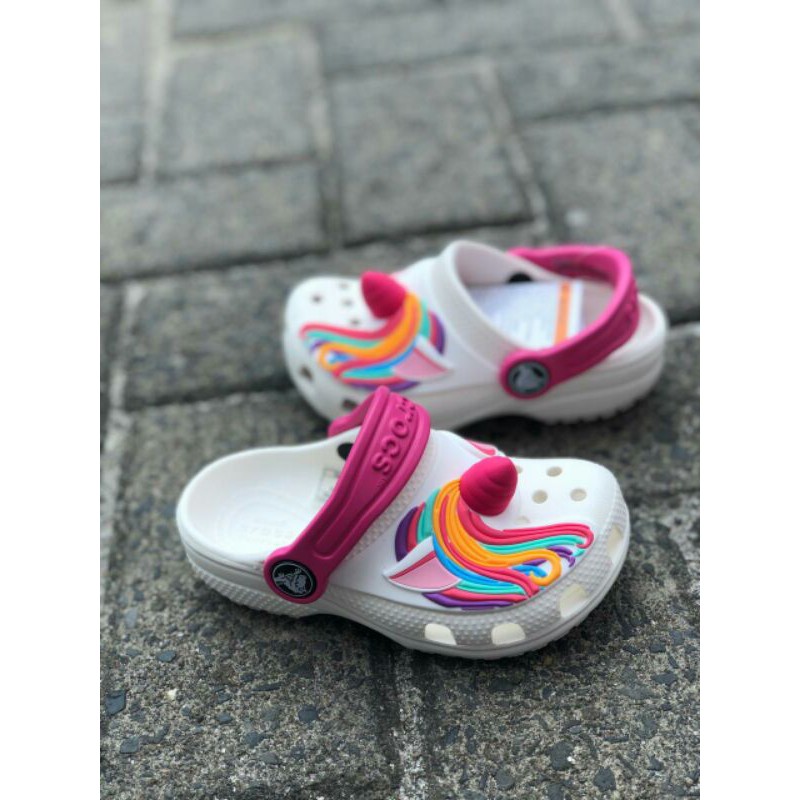 CROCS UNICORN TANDUK LITTLE PONY CLOG