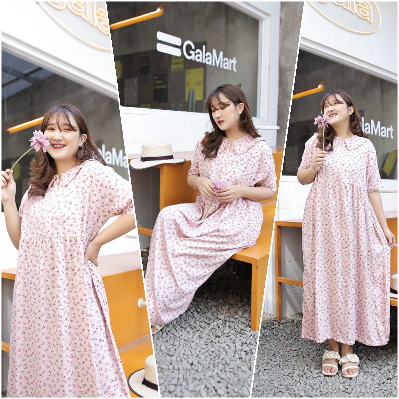 Daster ANDIN/Daster KOREA/Daster kerah renda/Dress korea/homedress korea/daster busui/daster rayon-Bianca
