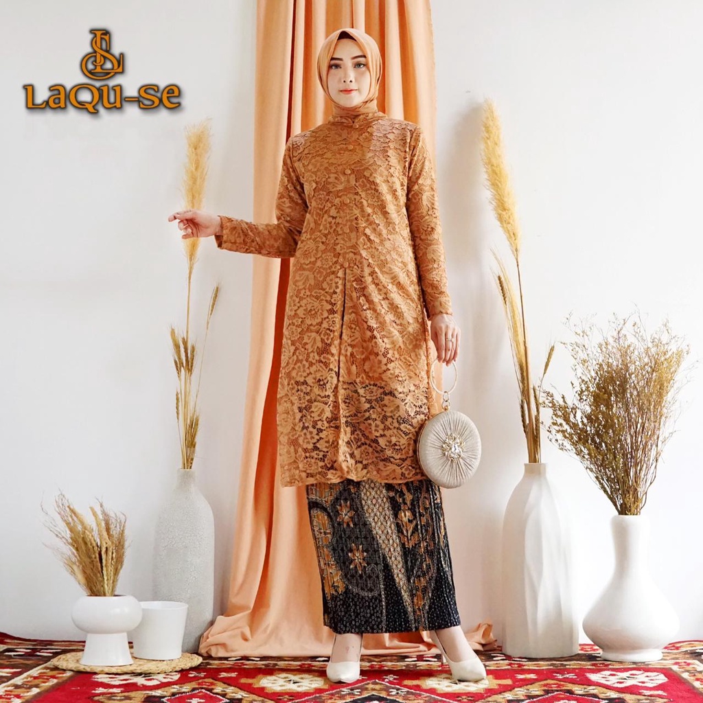 Stelan Kebaya Brukat Modern Kebaya Wisuda Set Kebaya Terbaru Kebaya Kondangan Baju Pesta By Laquse Kebaya