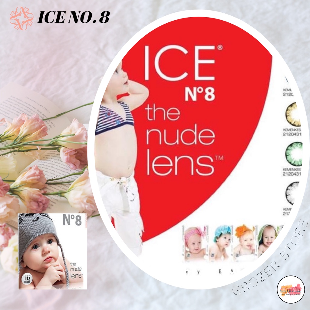 SOFTLENS X2 - ICE No. 8  BIG EYES  MINUS 0.50 sd 2.00