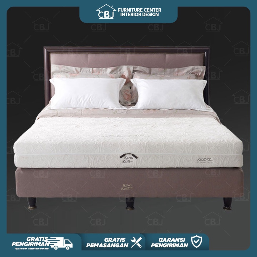 King Koil Kasur Springbed Viscountess - Full Set - Khusus Jabodetabek