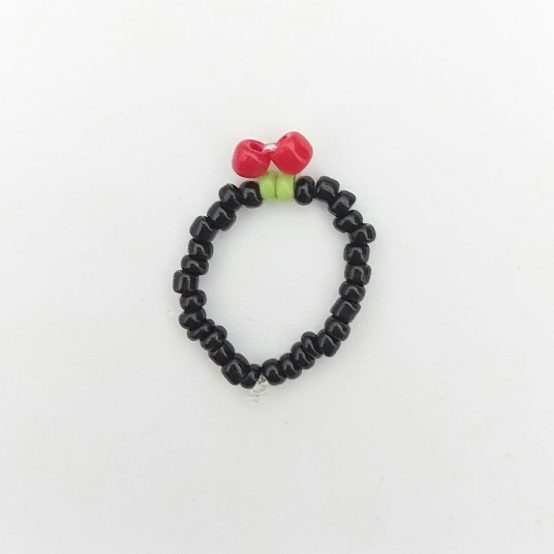 cincin manik-manik | cincin manik | beads ring | cincin manik lucu | cincin manik korea