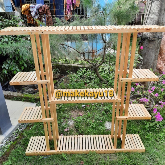 Rak Tanaman - Rak Tanaman Rak Jati Belanda Tanaman Tinggi