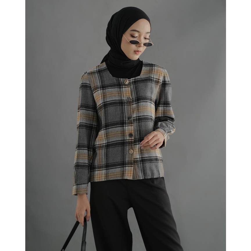 Myrubylicious HALSA FLANEL SHIRT KODE 3119