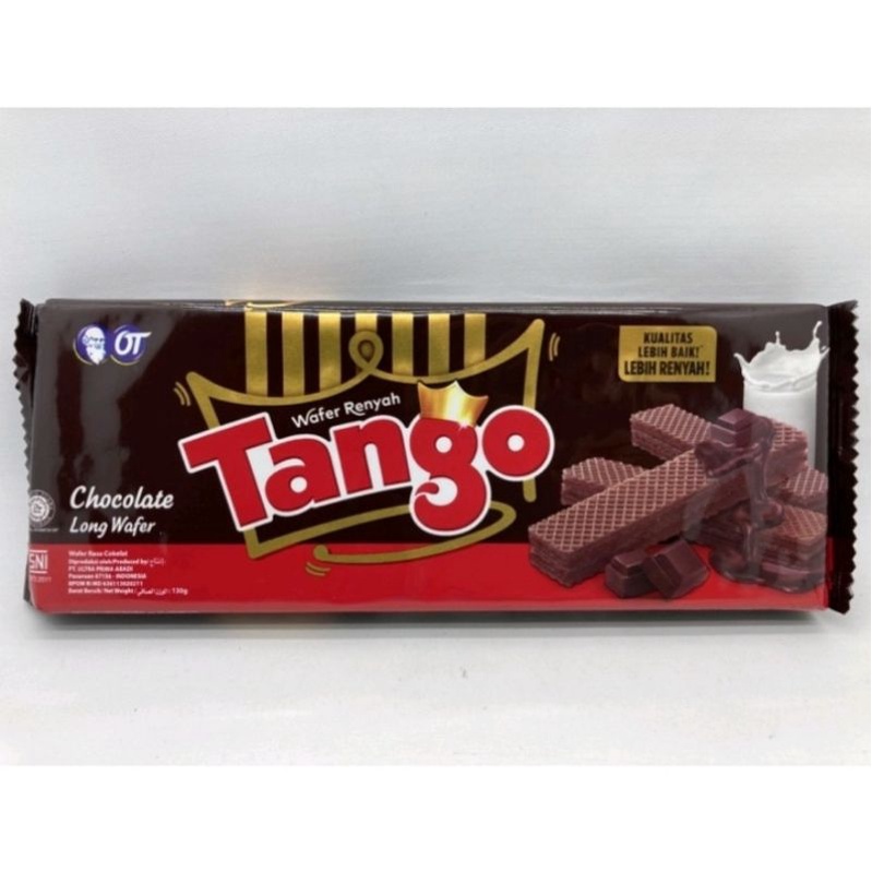 

WAFER TANGGO MURAH CHOCOLATE ENAK 130 gram - tango renyah cokelat long wafer