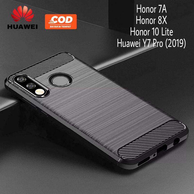 Huawei honor 7A honor 8X honor 10 Lite Huawei Y7 Pro 2019 Case Bahan Spigen Soft Ultimate Fiber Text