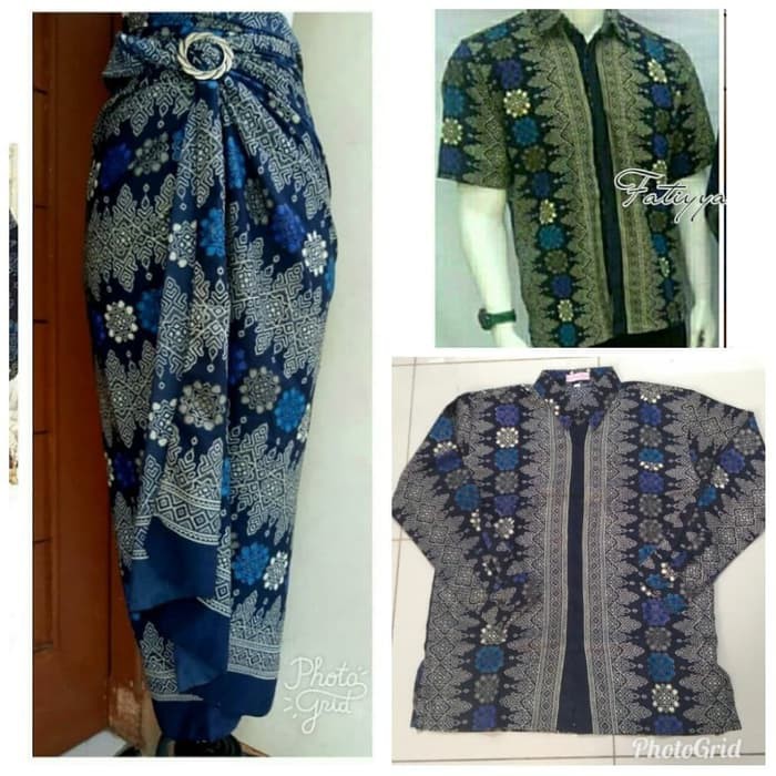 Couple rok lilit hem panjang batik