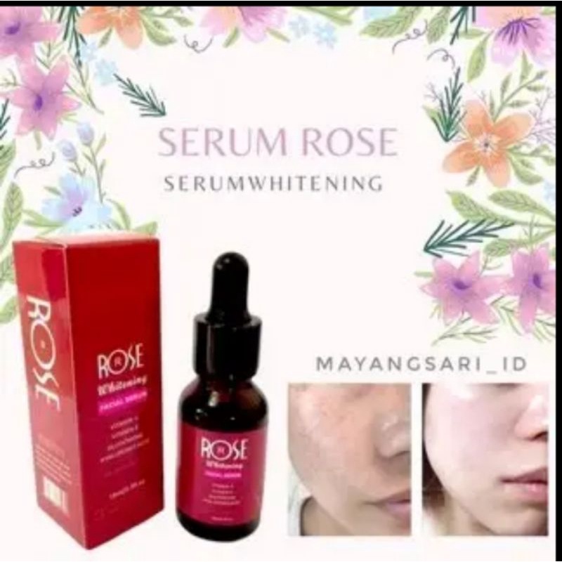 Rose Serum Pencerah Wajah Original  BPOM