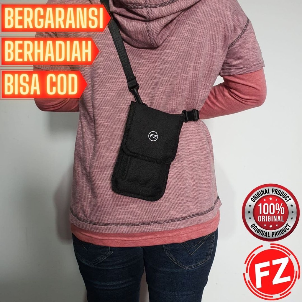 DH3 Tas Dompet Hanging Wallet Selempang Gantung Hp Uang Kartu Koin Pria Wanita FZ