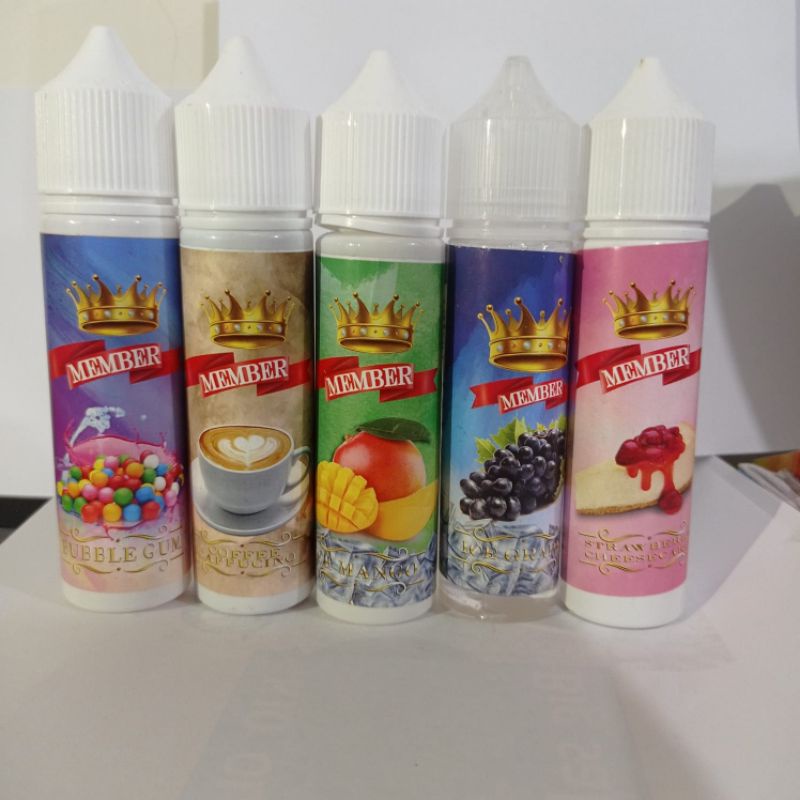 LIQUIDs 60ML FREEBASE MEMBER NON NIKOTIN HARGA PER BOTOL