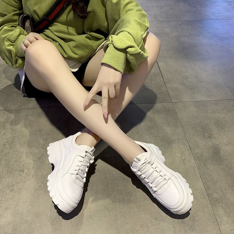 Sepatu Sneakers Wanita Putih Sepatu Wanita Korea Casual Kekinian Fashionable Snakers Cewek Putih