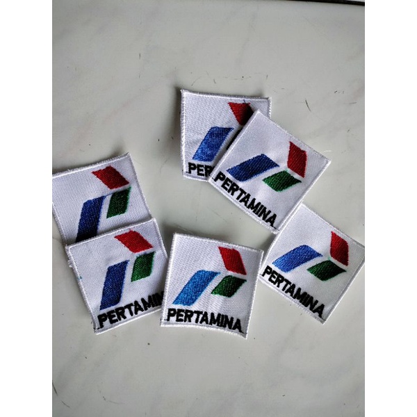 LOGO BORDIR PERTAMINA 6X6 CM BETH EMBLEM